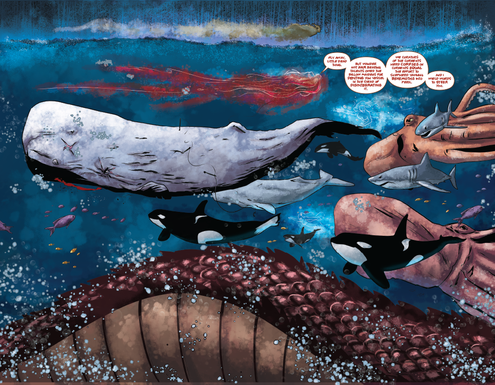 Gothic Horror Team-Up 2: Dracula + Moby Dick